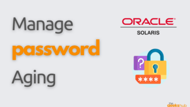 manage password aging solaris 11 -