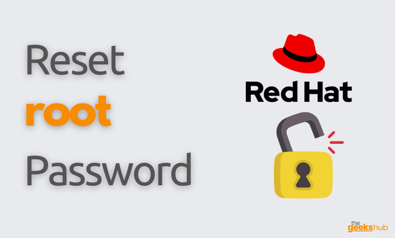 reset root password rhel -